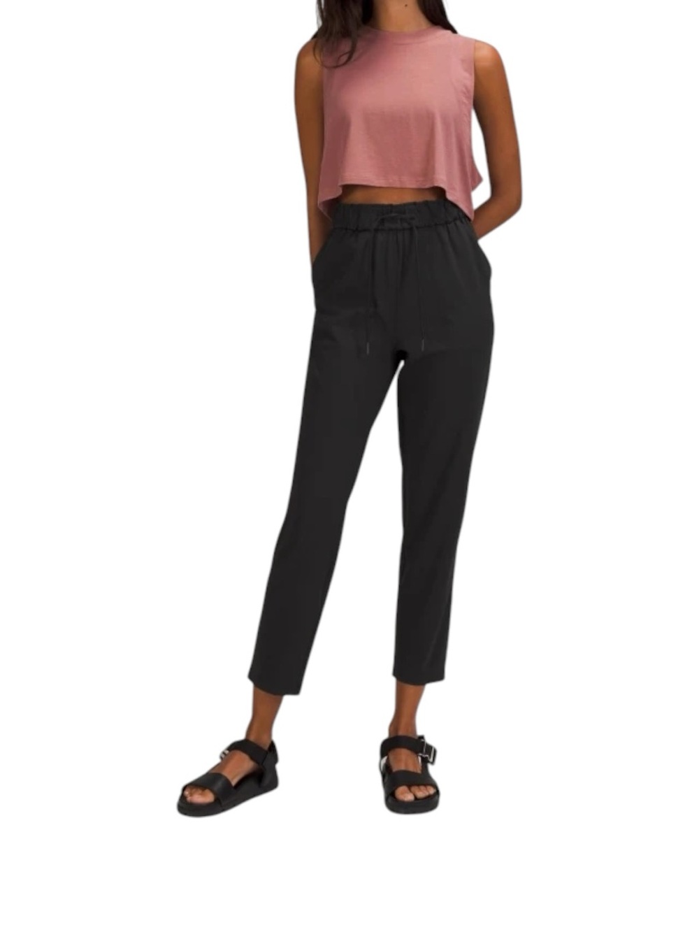 Lululemon Stretch High Rise 7/8 Length Pant Size 4 Like-New 28”